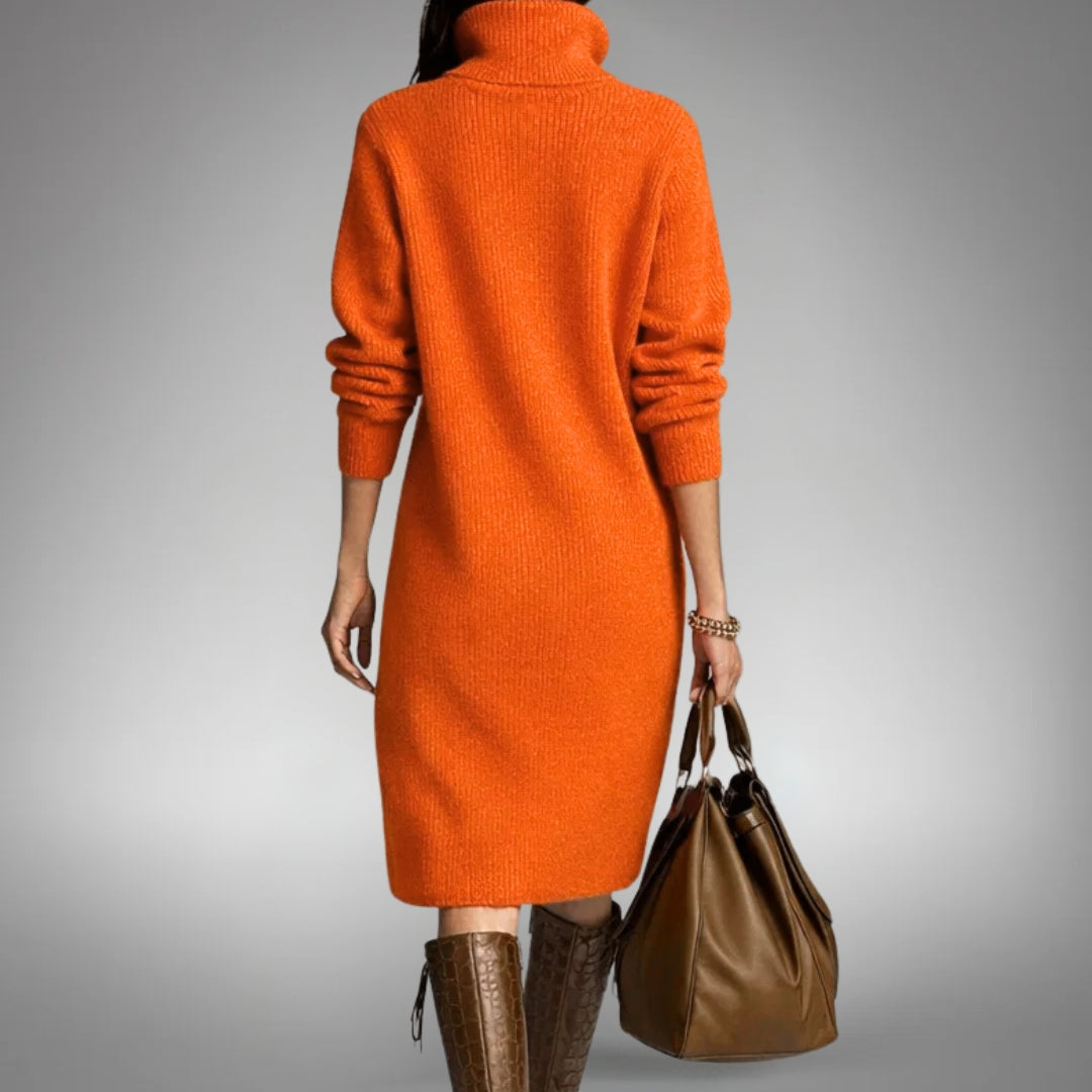Marion™ | Weiches Strickkleid mit Knöpfen