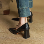 Marleon Leder Riemchen Pumps