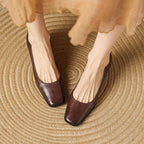 Oriel Leder Quadrat Pumps