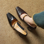 Marleon Leder Riemchen Pumps