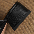 Rosel Leder-Mules mit quadrater Zehenform