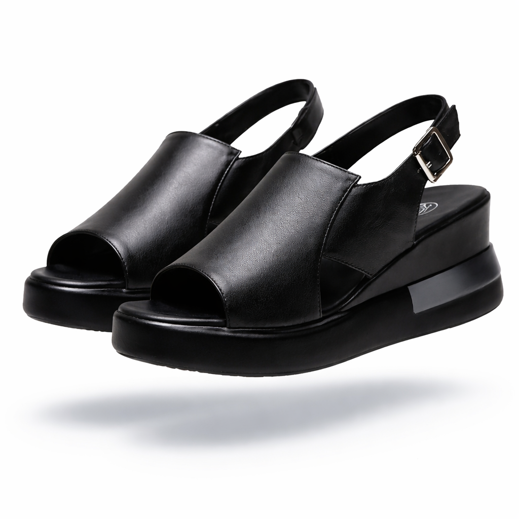 Deloria™ | Orthopädische Wedge Slingback Sandalen