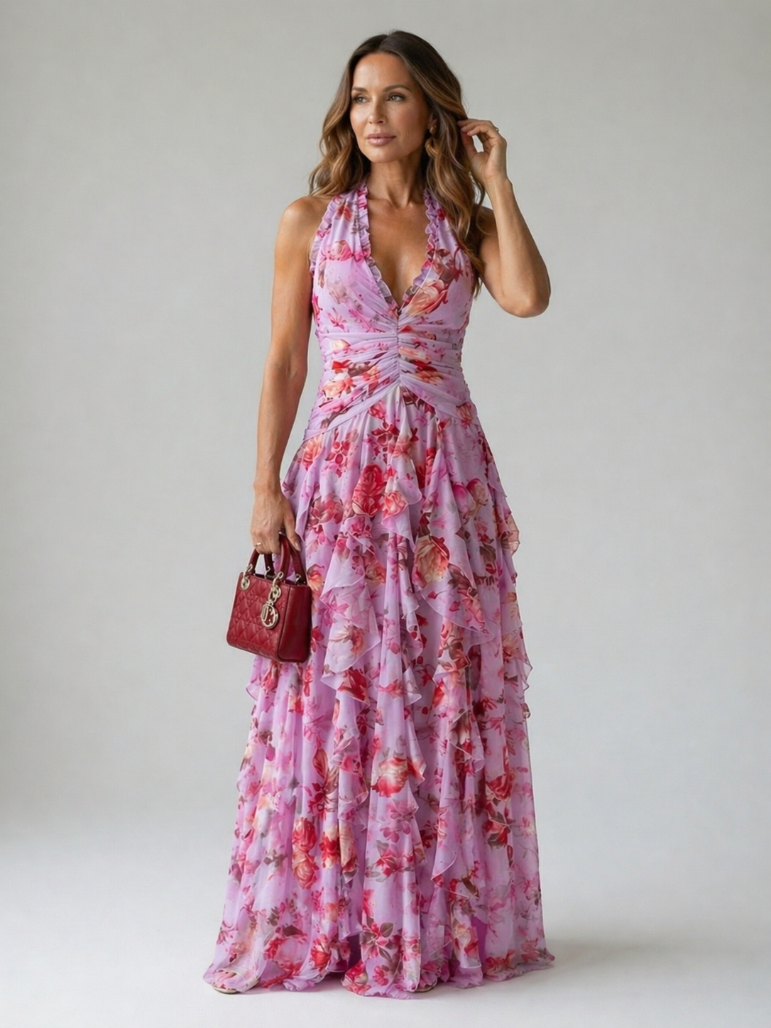 Belladina | Halter Maxi Kleid