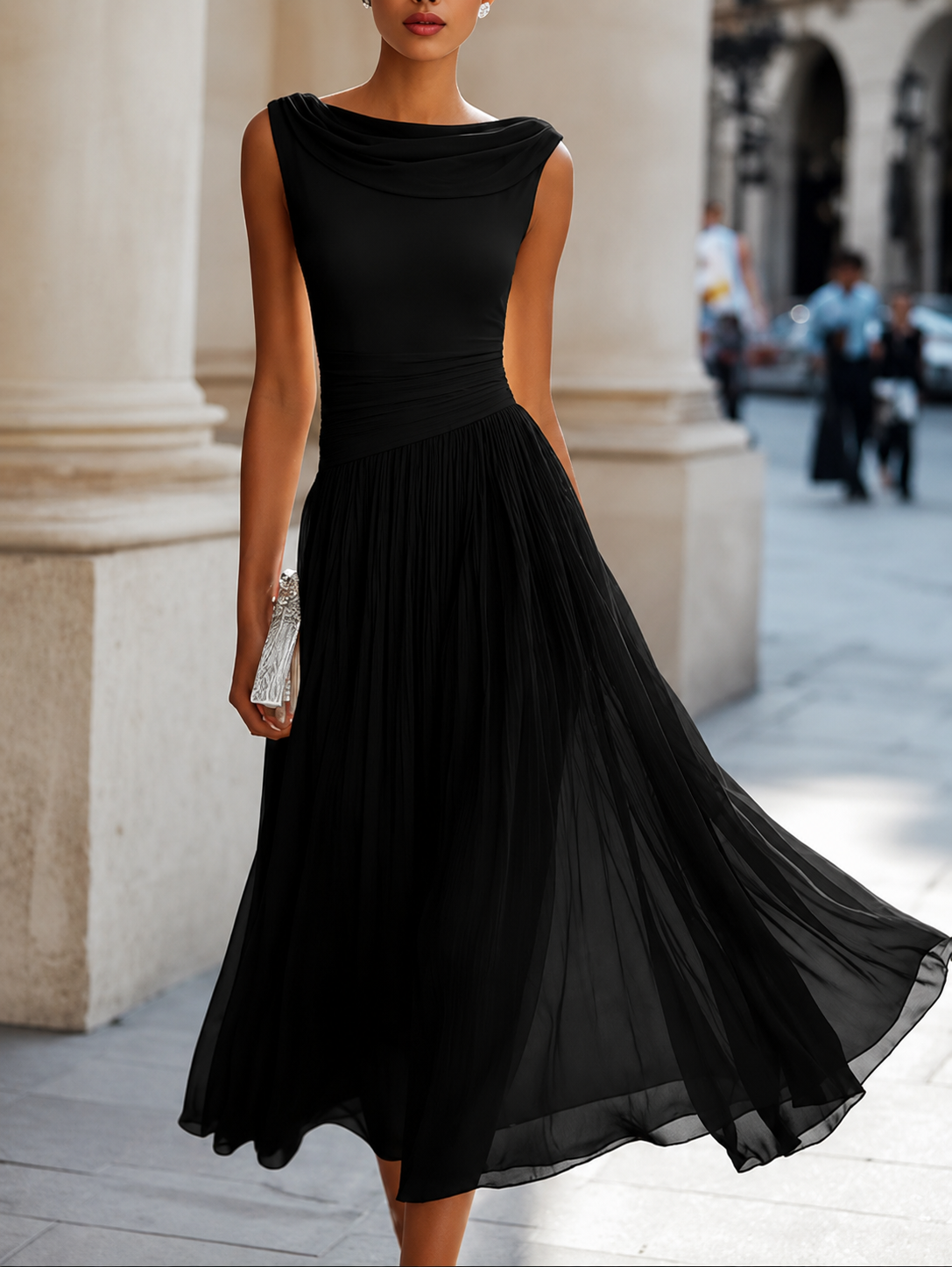 NATALIA | Midi-Kleid