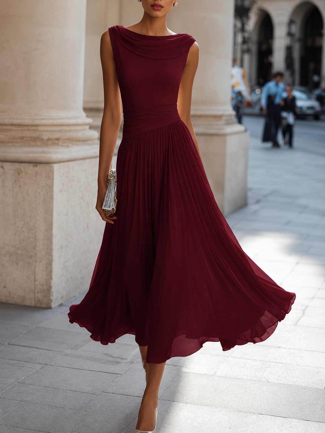 NATALIA | Midi-Kleid