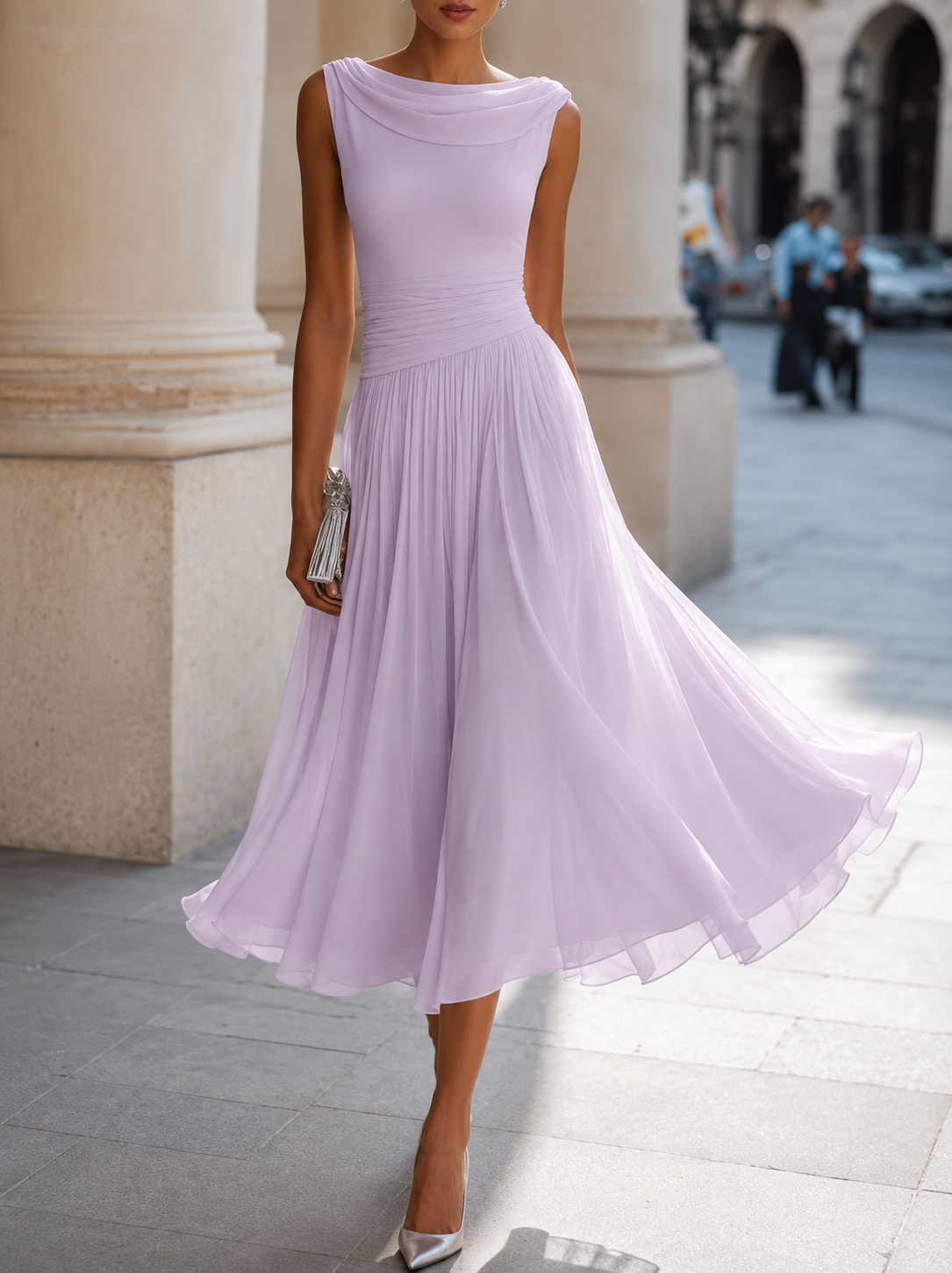 NATALIA | Midi-Kleid