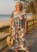 Masie | Luftiges Blumen-Maxikleid