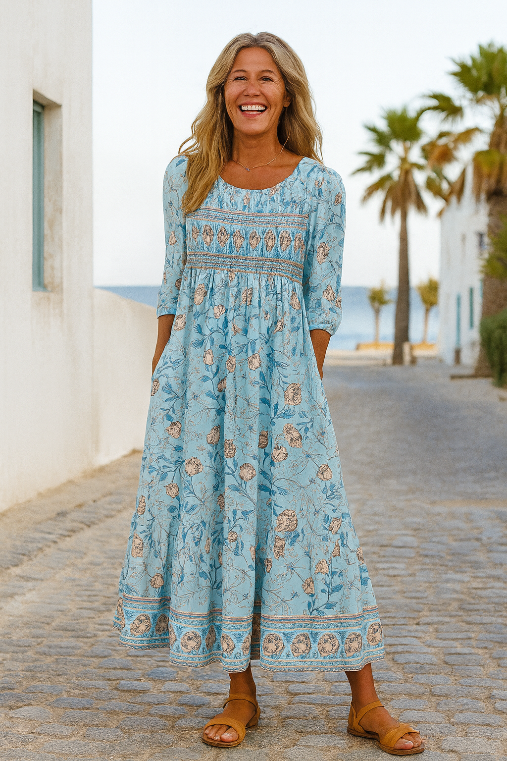 Meliora | Elegantes Midi-Kleid für den Alltag