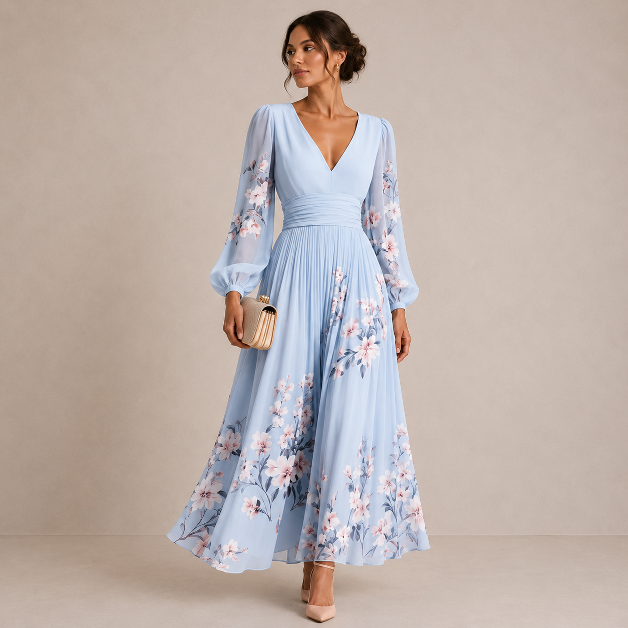 NIRENA | Midi-Kleid