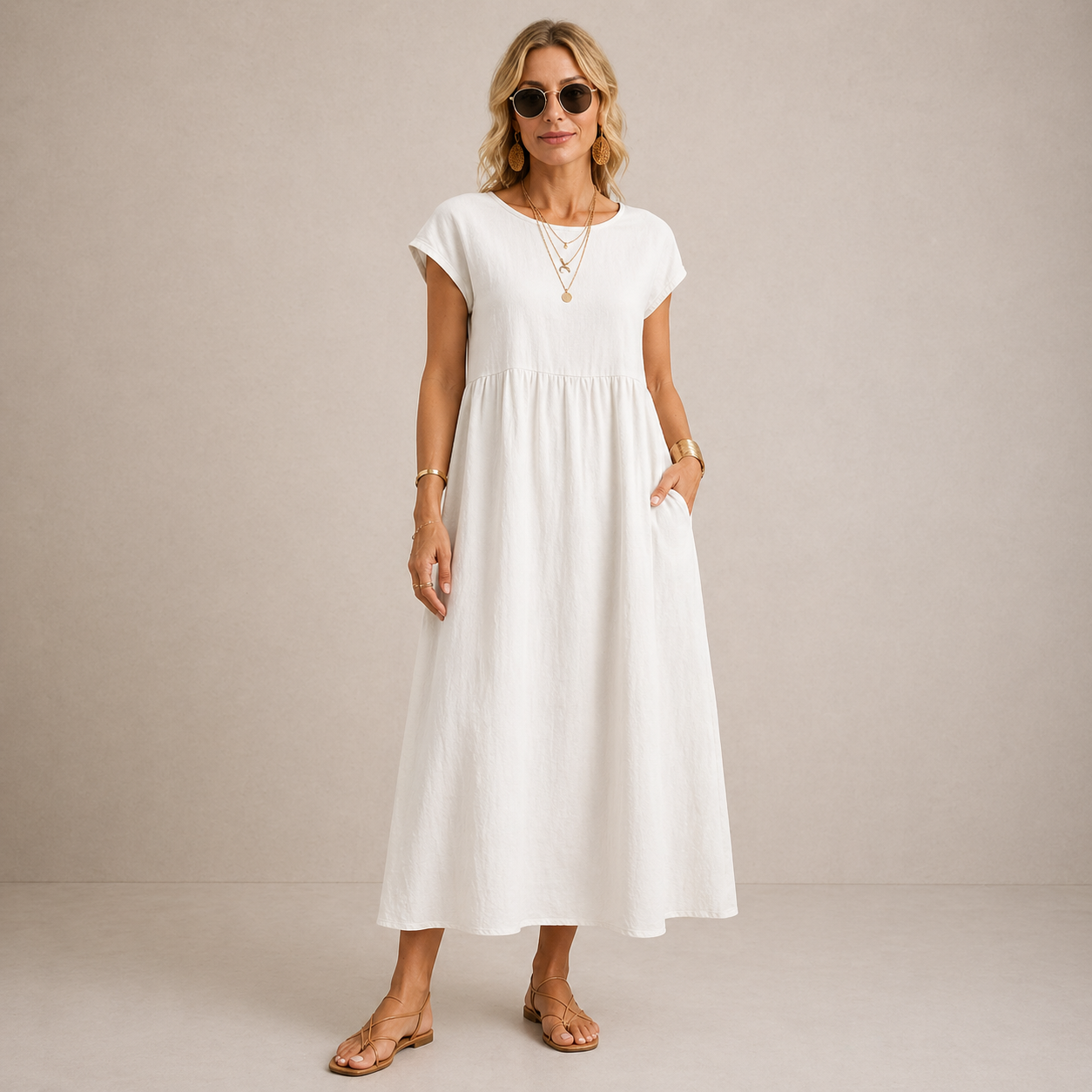 ISABEL | Midi-Kleid
