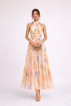 CAMILLE - Halterkleid Aquarell