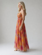 Isel | Soft Wrap Maxi Kleid