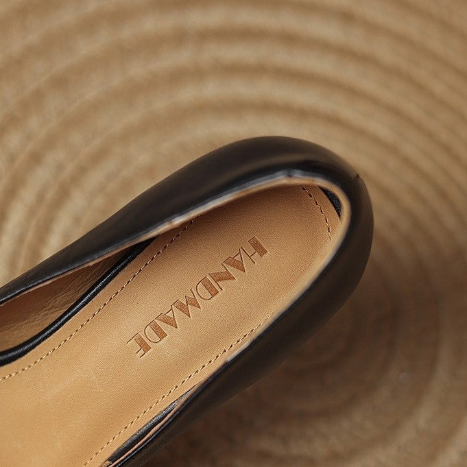 Oriel Leder Quadrat Pumps