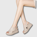 Deloria™ | Orthopädische Wedge Slingback Sandalen