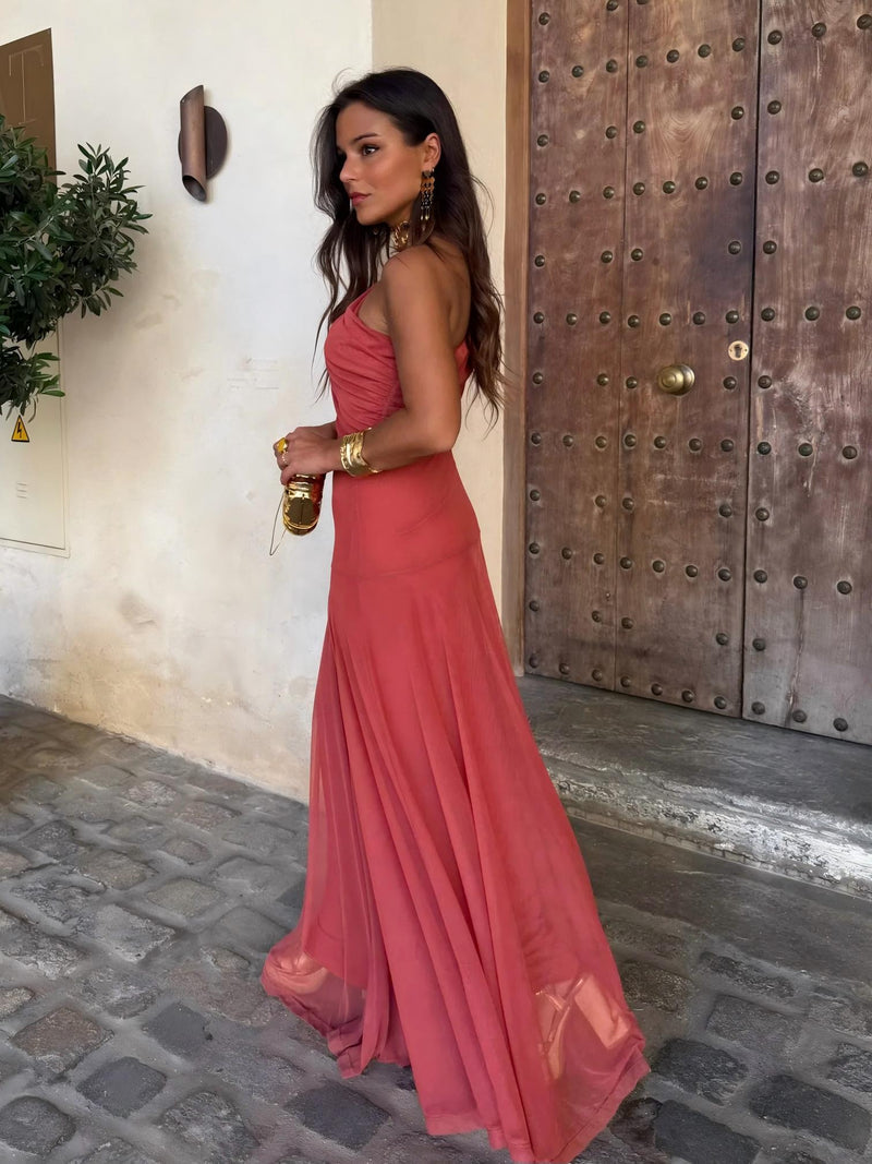 Camila | Elegantes Maxikleid aus Mesh
