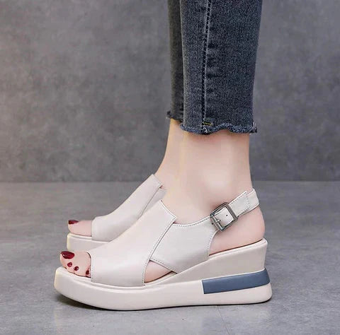 Deloria™ | Orthopädische Wedge Slingback Sandalen