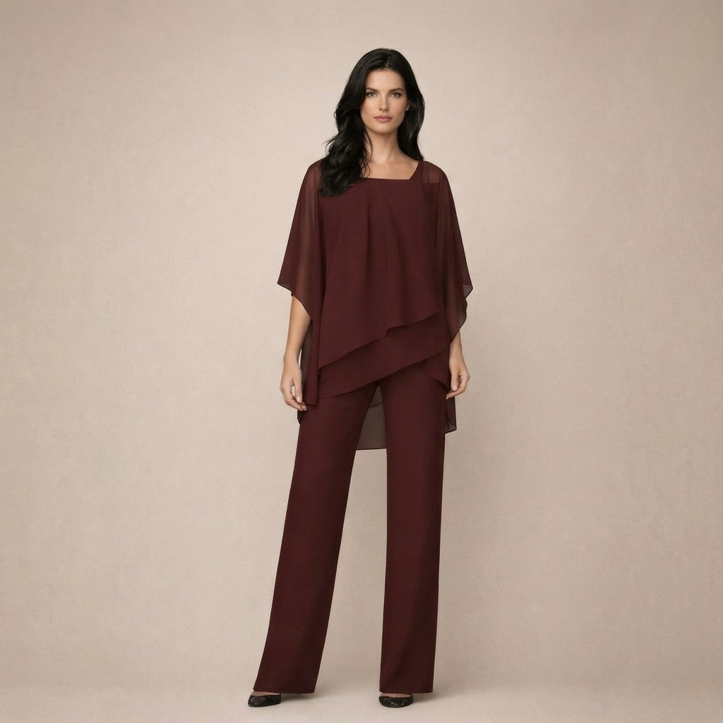 Clara | Elegantes Set mit Lagenbluse