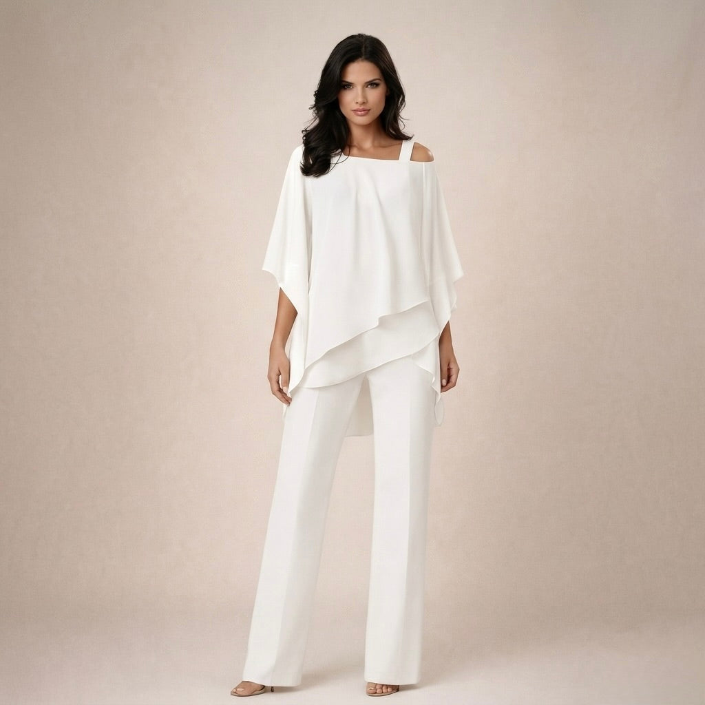 Clara | Elegantes Set mit Lagenbluse