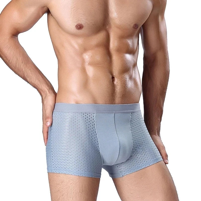 NORDEN | Atmungsaktive Bambus-Boxershorts – 4er-Set