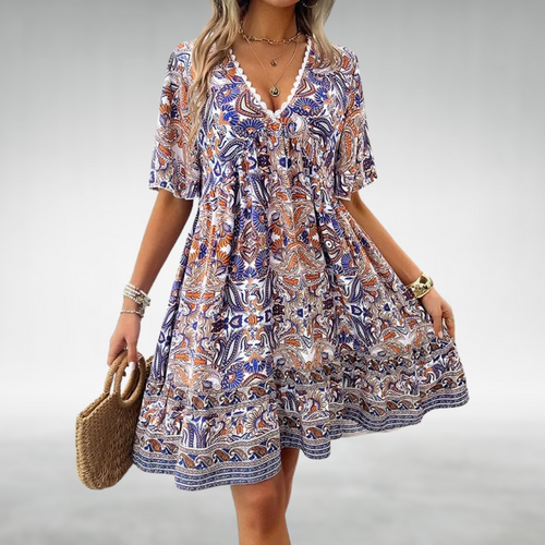 Adriana | Paisley-Print Kleid