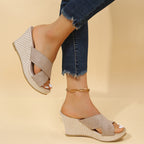 Tessa | Entspannte Keil Sandalen