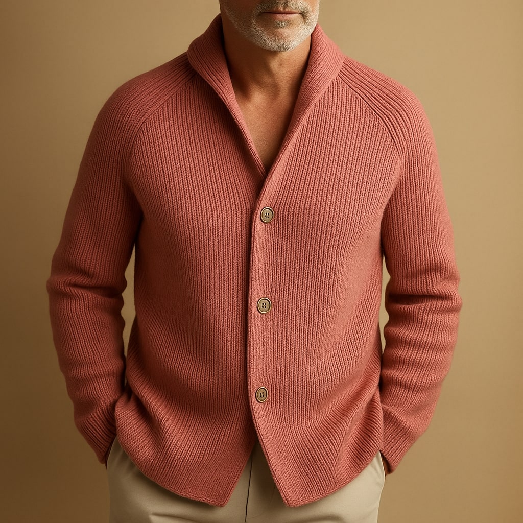SILVORO | STRICKJACKE AUS RIPPWOLLE FÜR HERREN