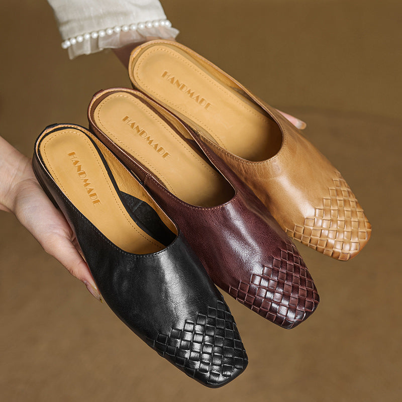 Viola Echtes Leder Mules