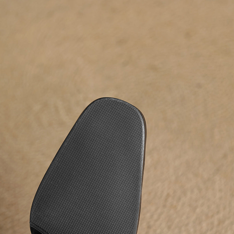 Elviera Quadratische Lederpumps
