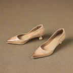Calenne Leder Kitten Heels