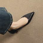 Calenne Leder Kitten Heels
