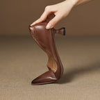 Calenne Leder Kitten Heels