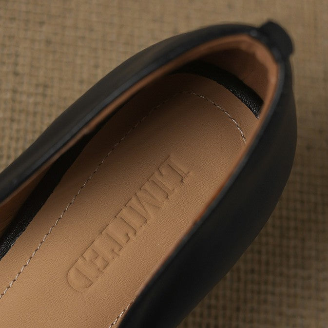 Calenne Leder Kitten Heels
