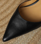 Ceyra Leder Kitten Heels