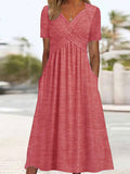 Carmen - Crossover Midi-Kleid für einen stilvollen Look