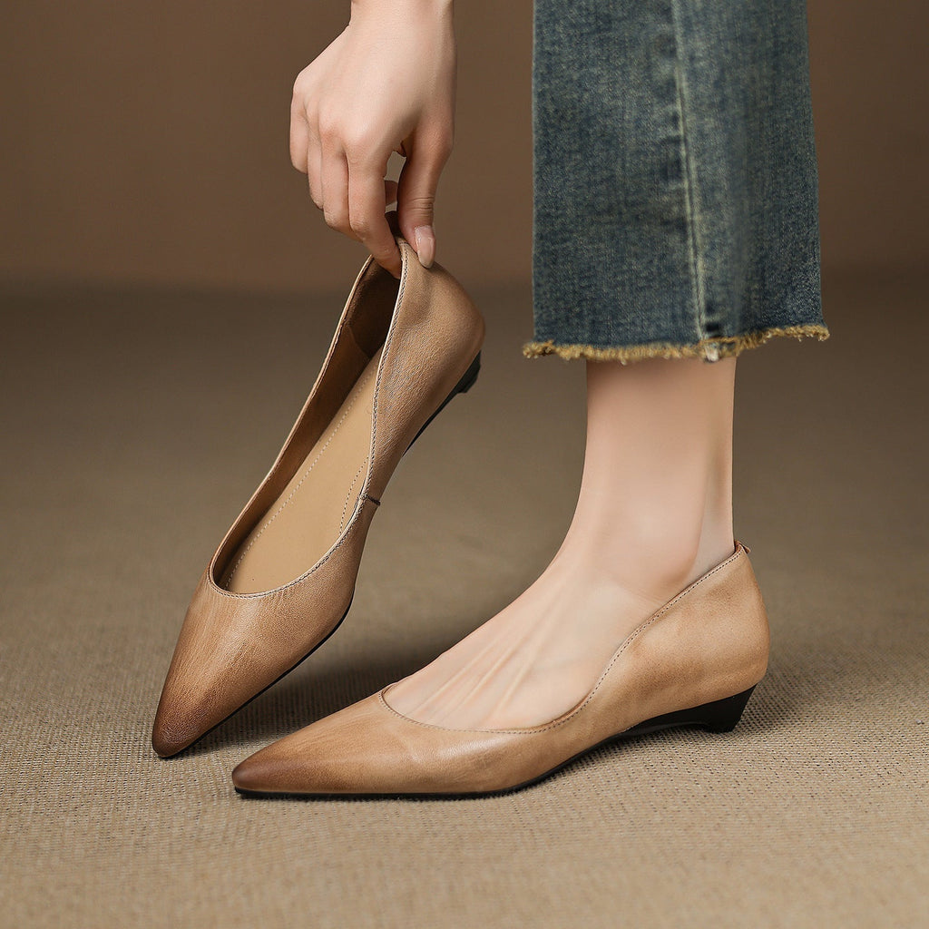 Arla Echtes Leder Ballerinas