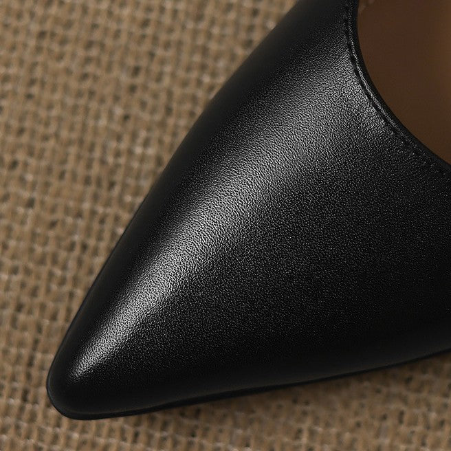Calenne Leder Kitten Heels