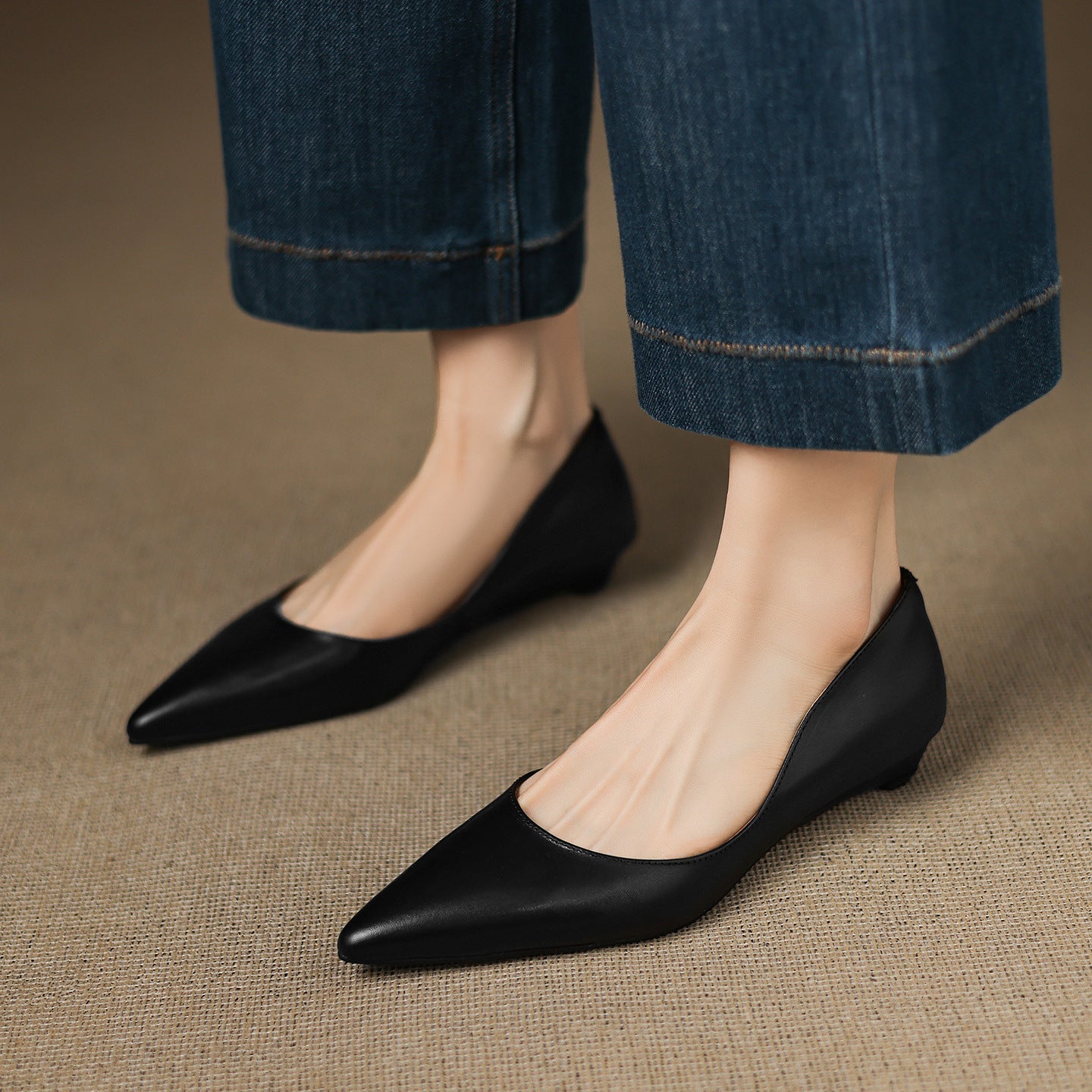 Arla Echtes Leder Ballerinas