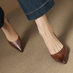 Calenne Leder Kitten Heels