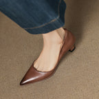 Calenne Leder Kitten Heels