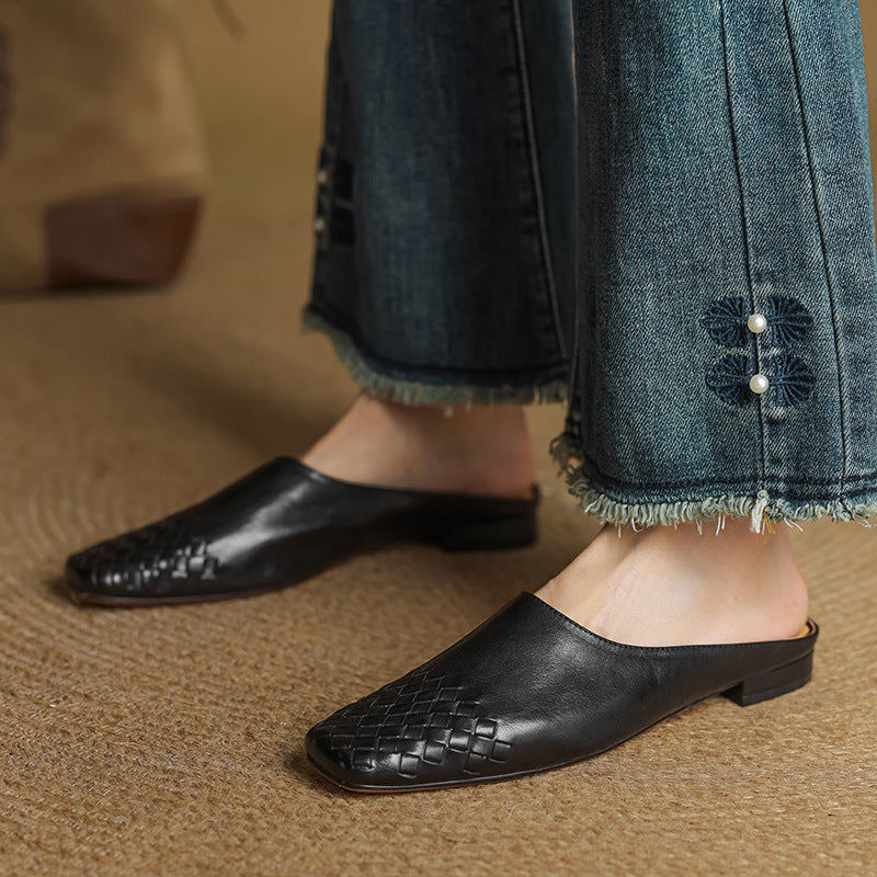 Viola Echtes Leder Mules