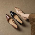 Calenne Leder Kitten Heels