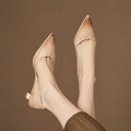 Calenne Leder Kitten Heels