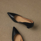 Calenne Leder Kitten Heels