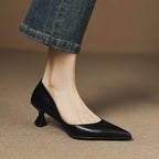 Calenne Leder Kitten Heels