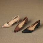 Calenne Leder Kitten Heels