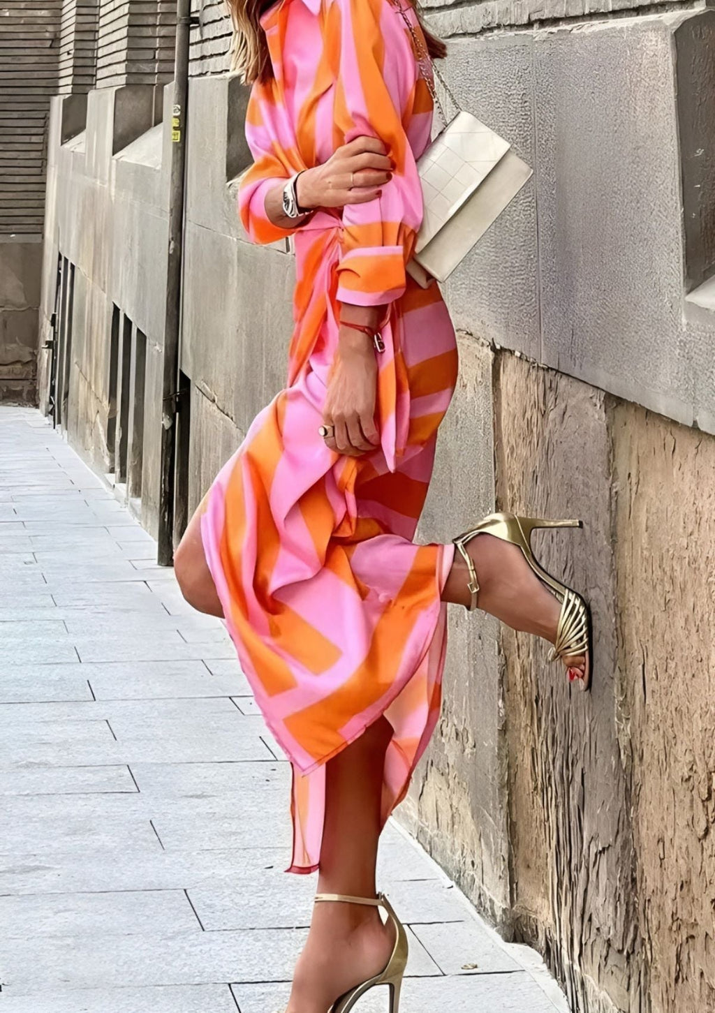 Ollivia | Tailliertes Hemdkleid