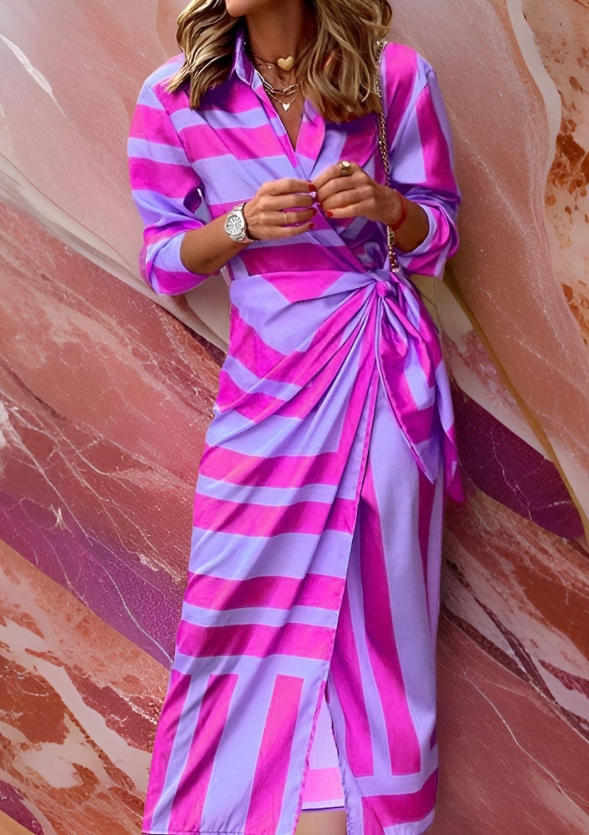 Ollivia | Tailliertes Hemdkleid