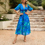 Everley | Vintage Lantern Sleeve Dress