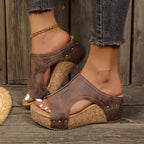 Sofia - Lumi Stud Wedges