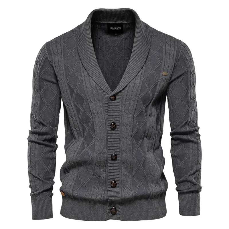 Waldemar | Herren Cardigan mit Knopfleiste